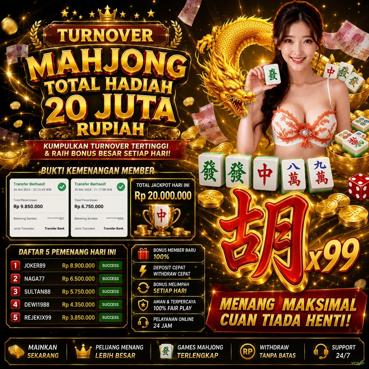 Keunggulan vrojp di Pasar Game Online Indonesia